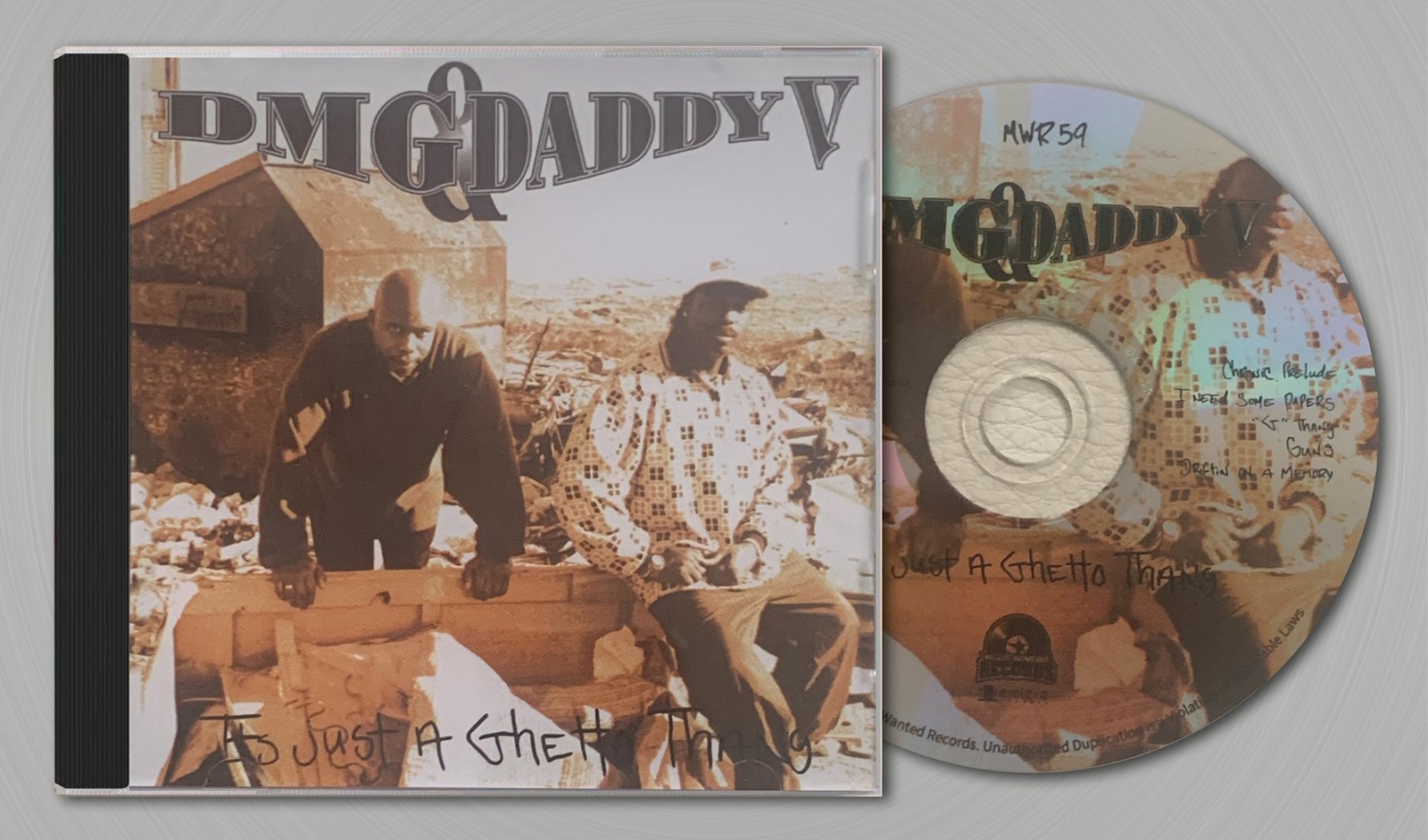 CD: DMG & DADDY V - Its Just A Ghetto Thang 1996-2022 REISSUE 